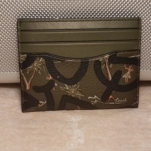 COACH X KEITH HARING SLIM ID CARD CASE